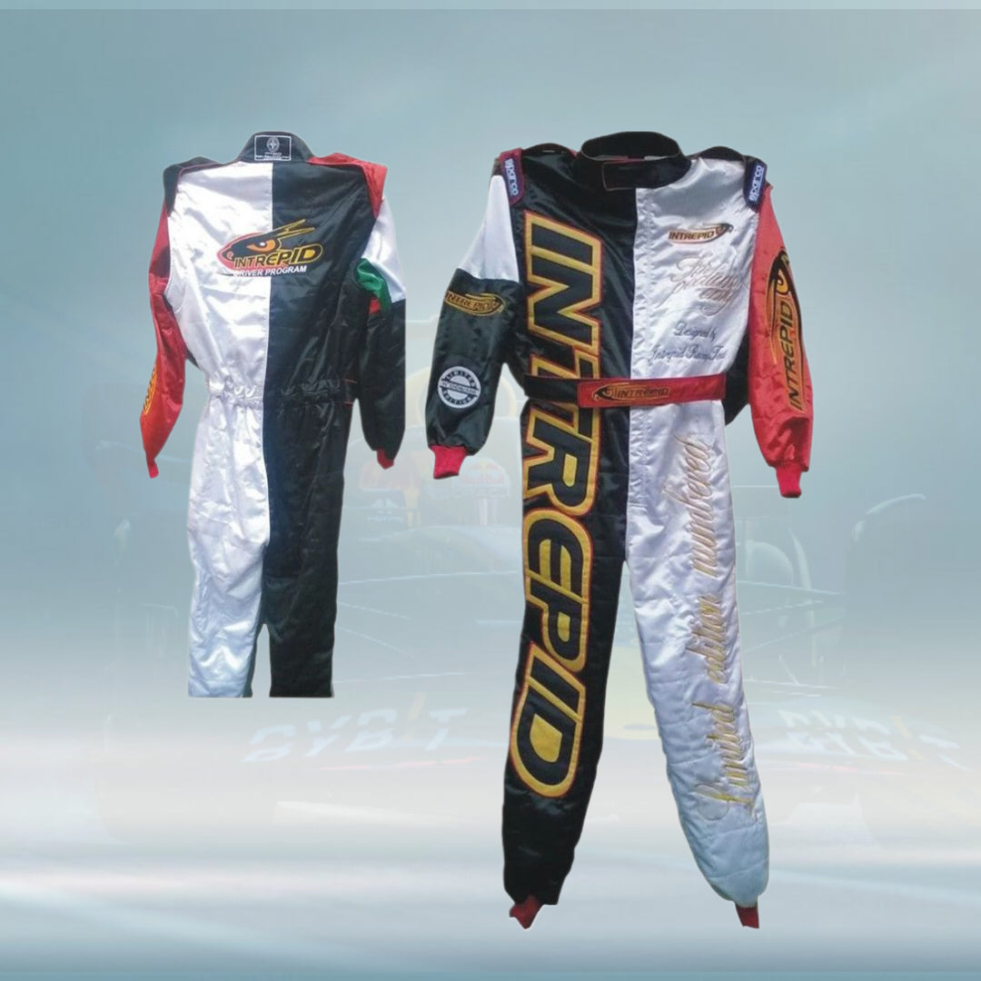 INTREPID Go Kart Race Suit Embroidery