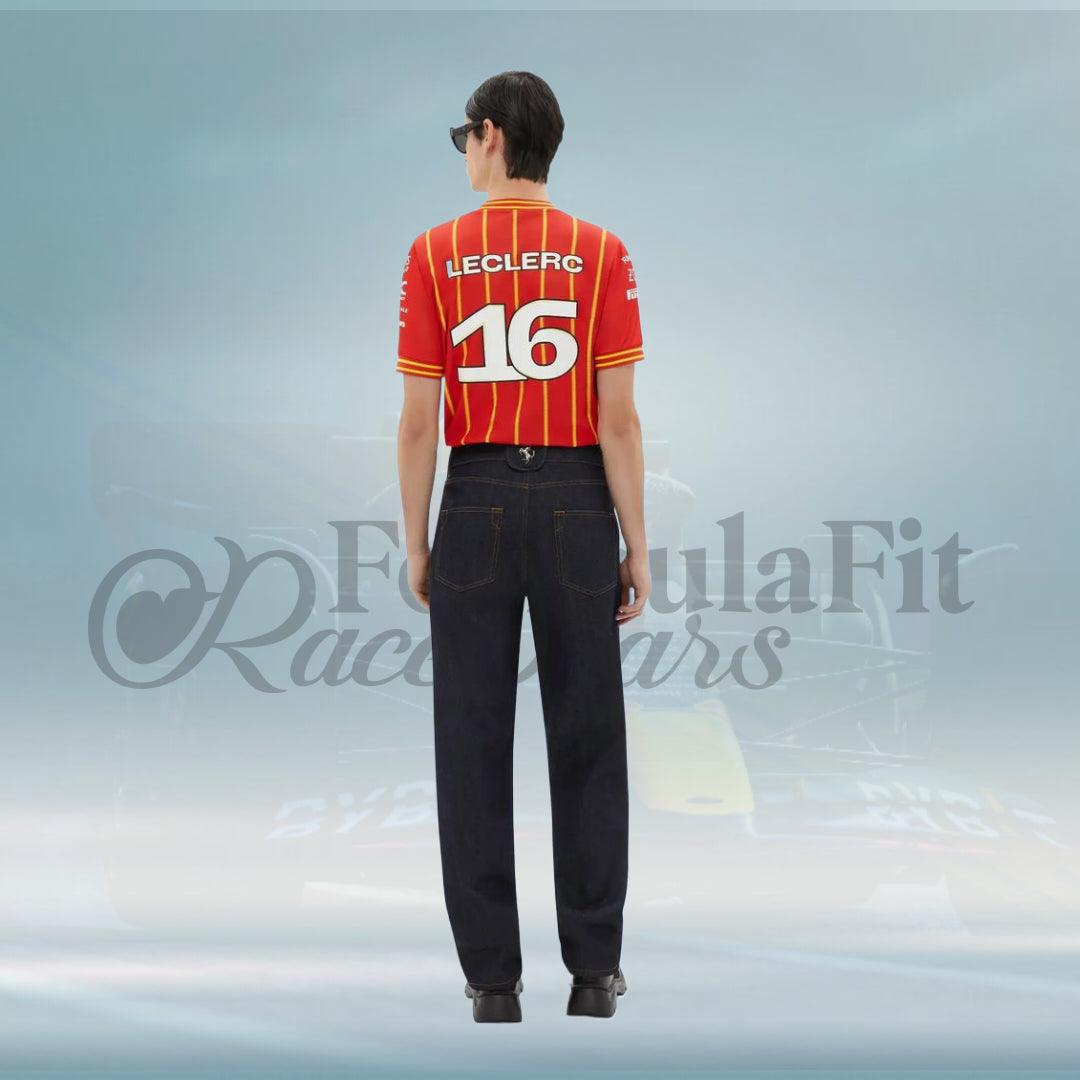 Austrian Special Edition Leclerc Puma Football Shirt for Scuderia Ferrari - FormulaFit Raceweras