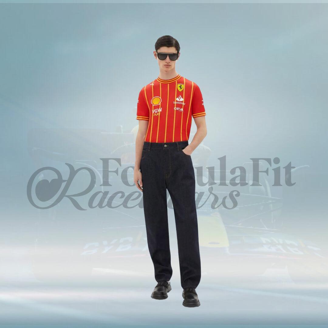 Austrian Special Edition Leclerc Puma Football Shirt for Scuderia Ferrari - FormulaFit Raceweras