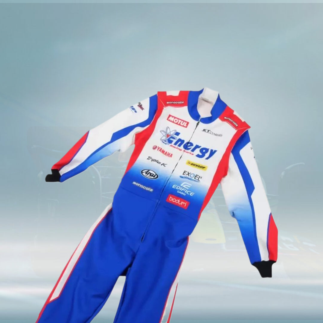 Marina Unik KT Champ Energy Kart Racing Suits