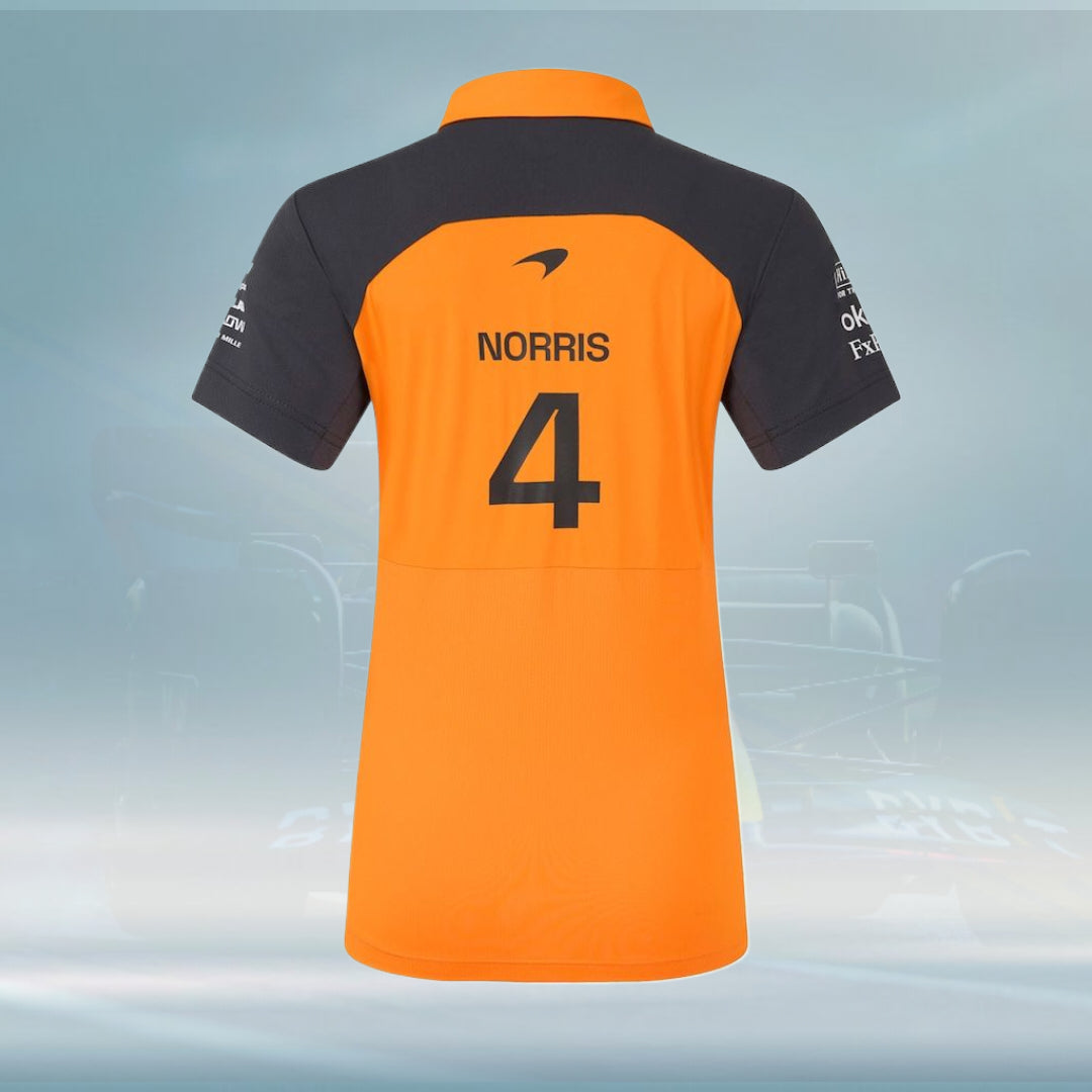McLaren 2025 Team Lando Norris Driver Polo - Womens