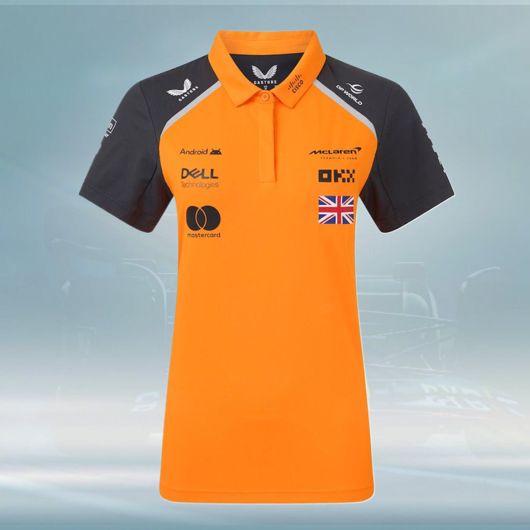 McLaren 2025 Team Lando Norris Driver Polo - Womens