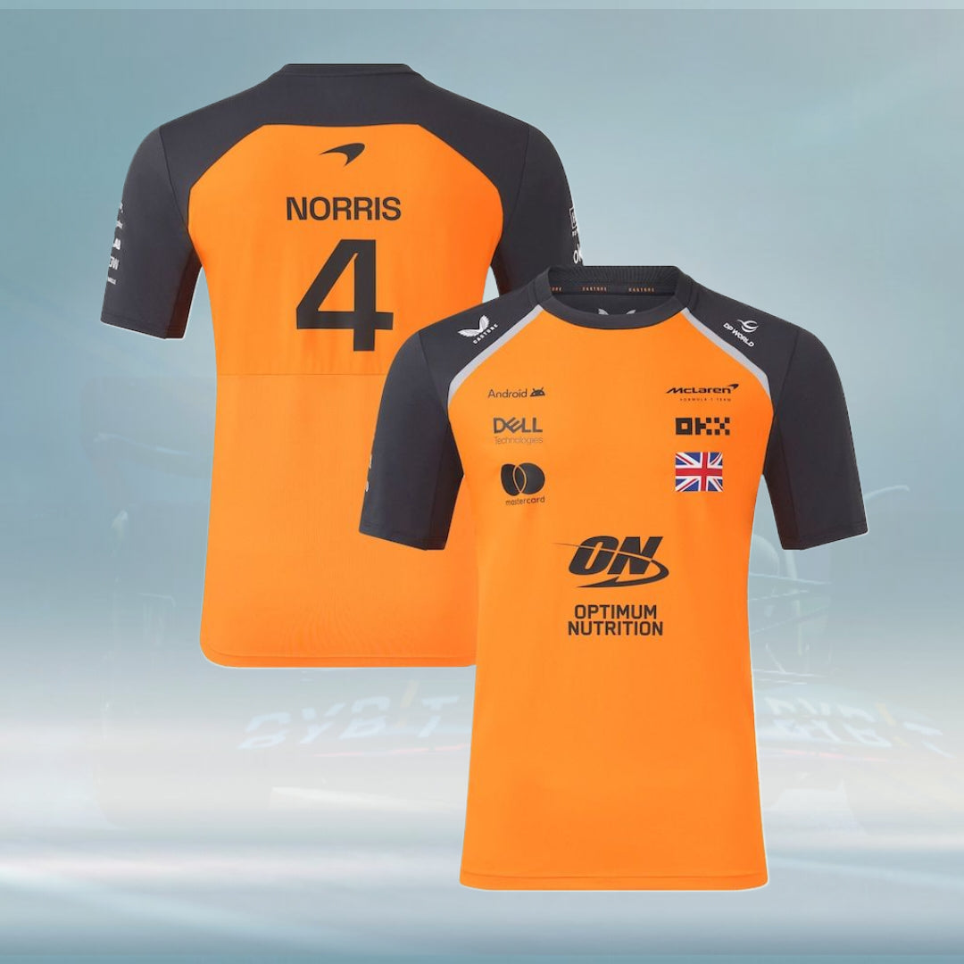 McLaren 2025 Team Lando Norris Driver Set Up T-Shirt - Autumn