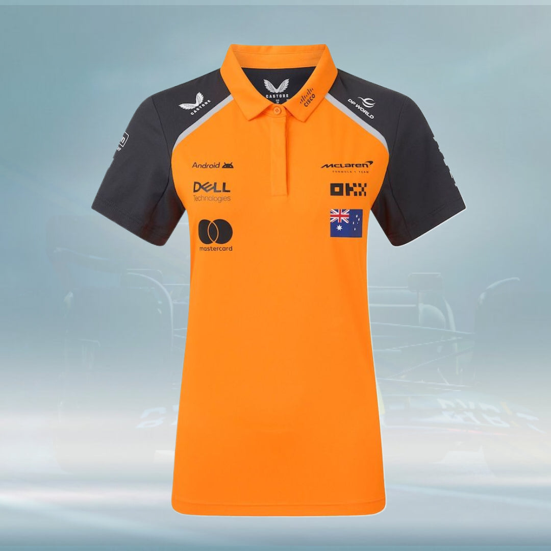 McLaren 2025 Team Oscar Piastri Driver Polo - Womens