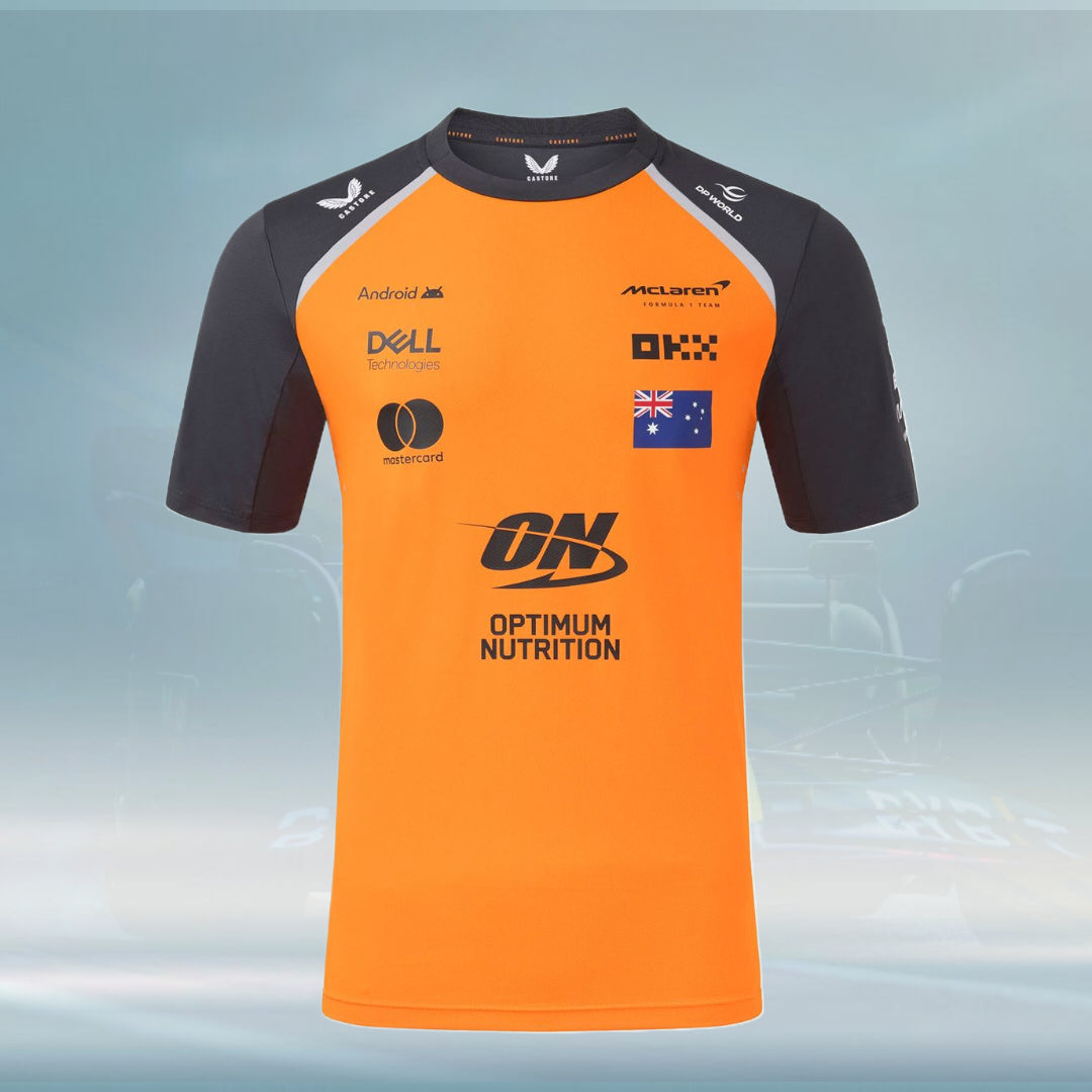 McLaren 2025 Team Oscar Piastri Driver Set Up T-Shirt - Autumn