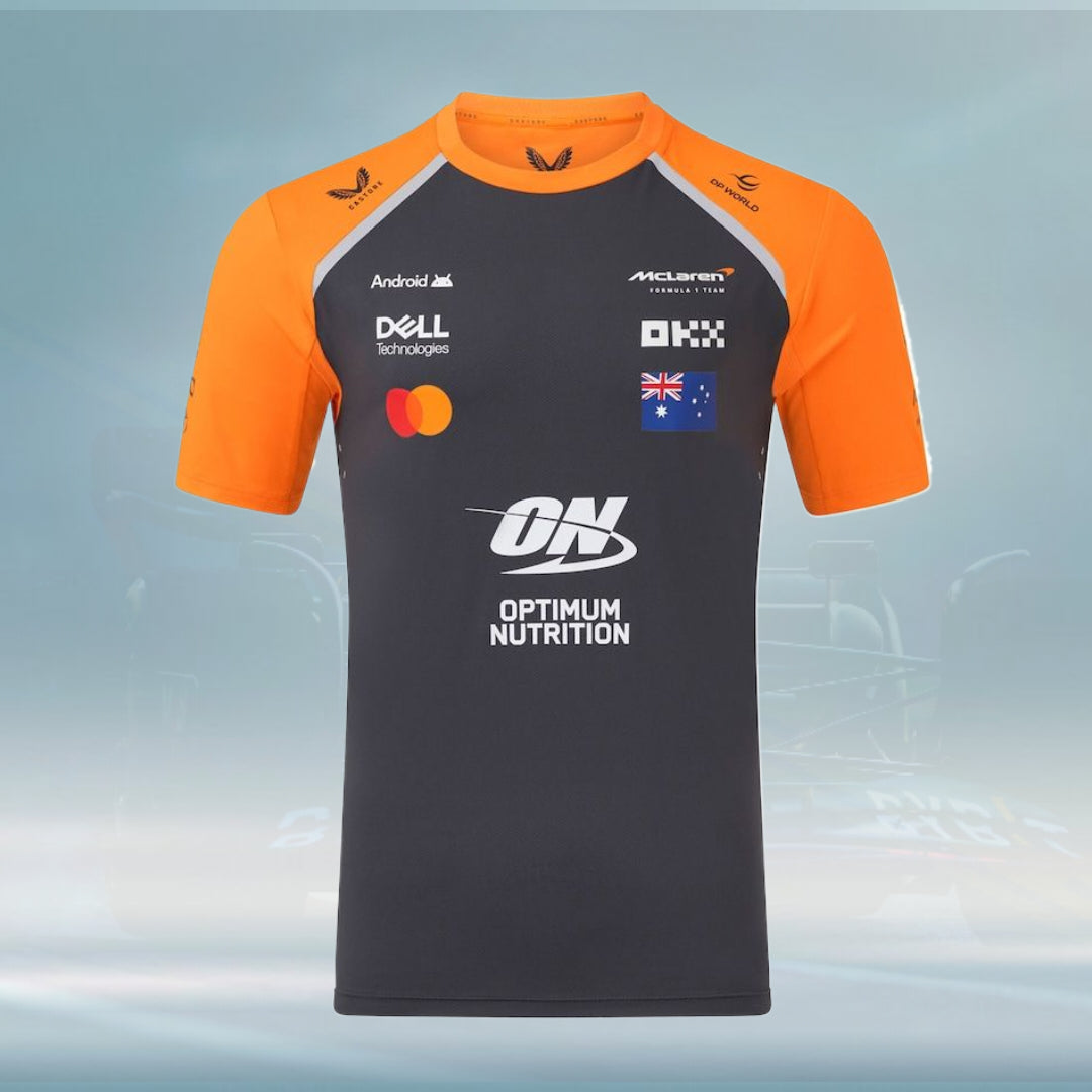 McLaren 2025 Team Oscar Piastri Driver Set Up T-Shirt - Phantom