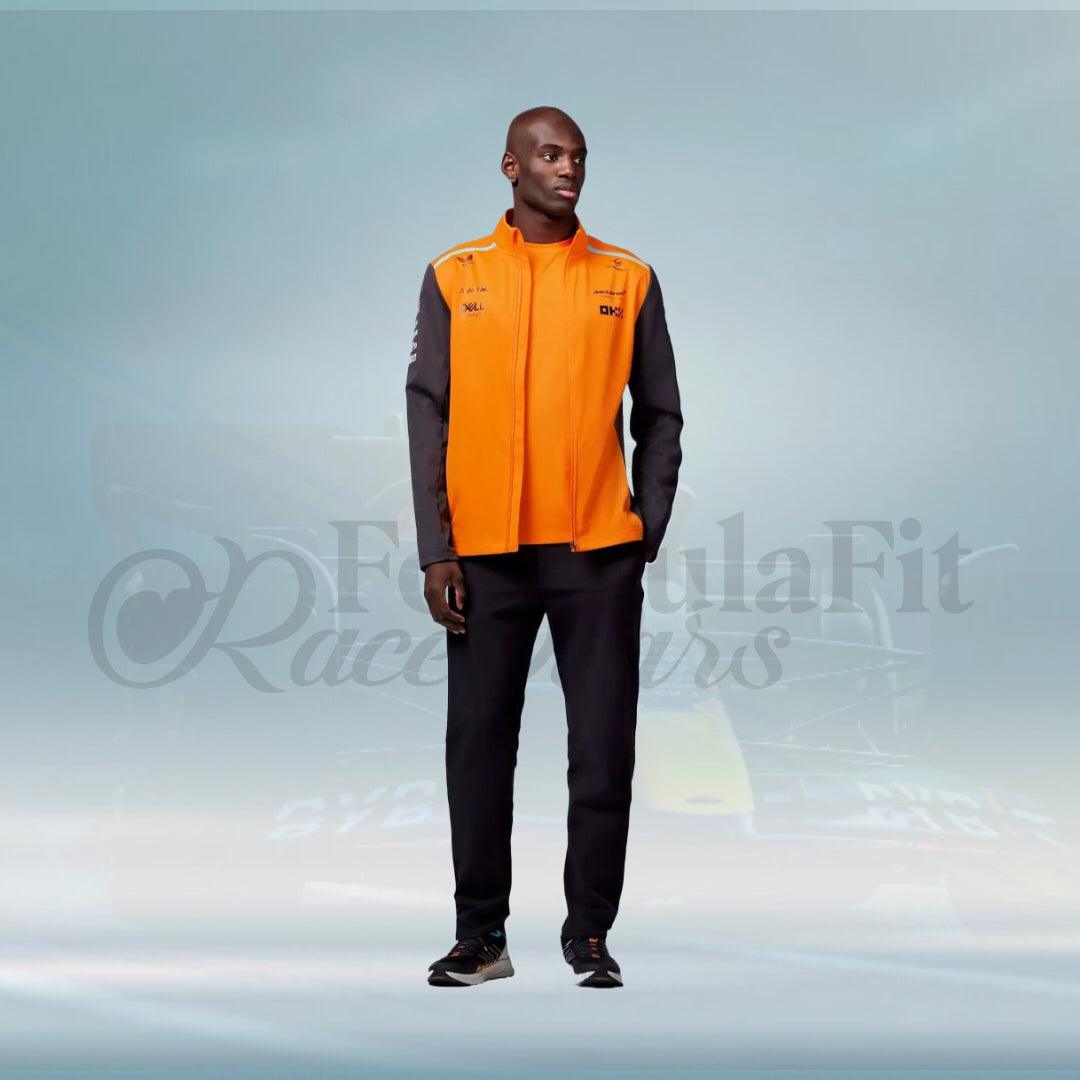 McLaren 2024 Official Teamwear Soft Shell Jacket Formula 1 - FormulaFit Raceweras