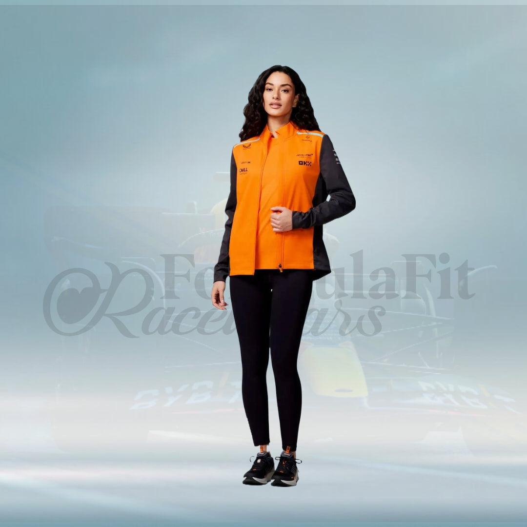 McLaren 2024 Official Teamwear Soft Shell Jacket Formula 1 - FormulaFit Raceweras