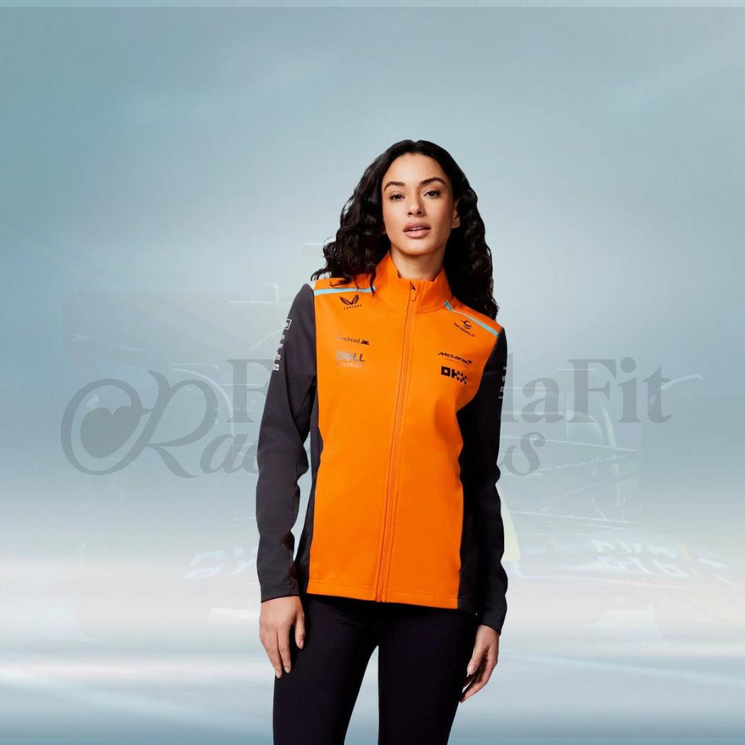 McLaren 2024 Official Teamwear Soft Shell Jacket Formula 1 - FormulaFit Raceweras