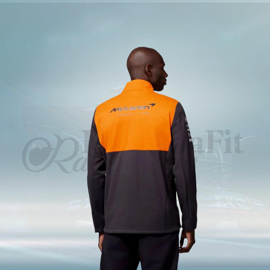 McLaren 2024 Official Teamwear Soft Shell Jacket Formula 1 - FormulaFit Raceweras