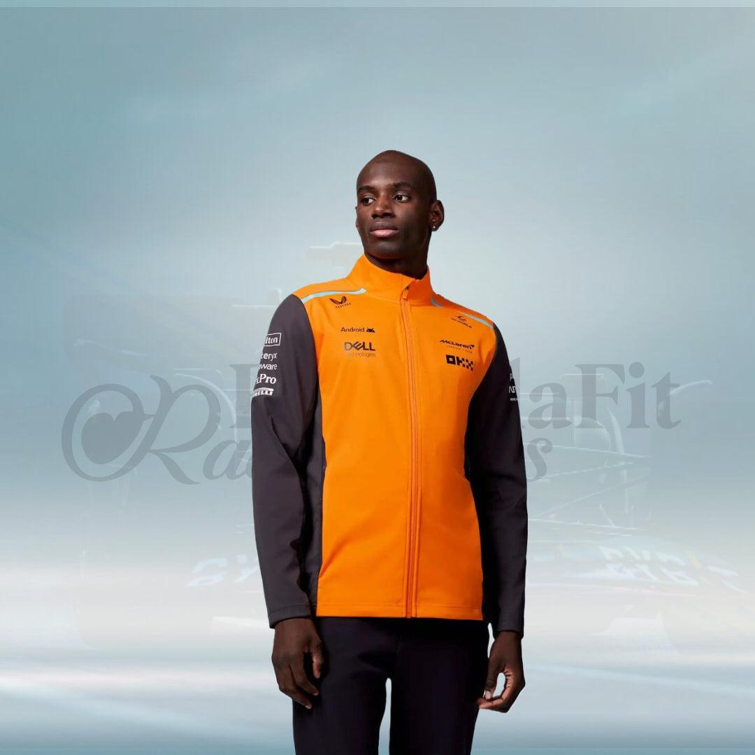 McLaren 2024 Official Teamwear Soft Shell Jacket Formula 1 - FormulaFit Raceweras