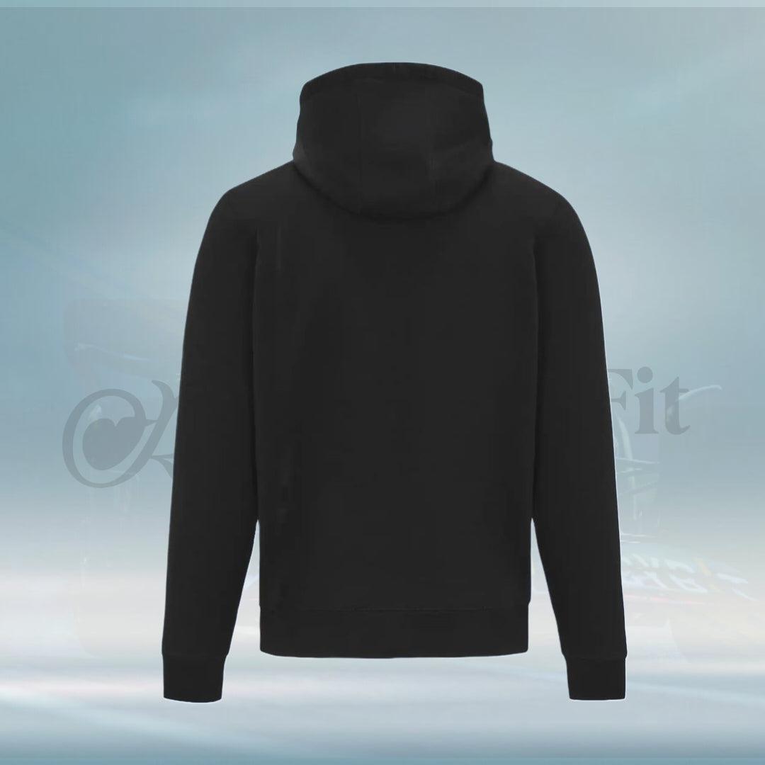 Mercedes AMG Petronas F1 Stealth Large Logo Hooded Sweat - FormulaFit Raceweras