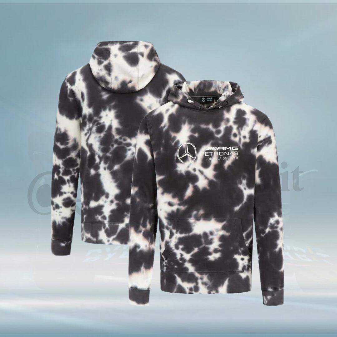 Mercedes AMG Petronas F1 Team Tie Dye Hoodie - FormulaFit Raceweras
