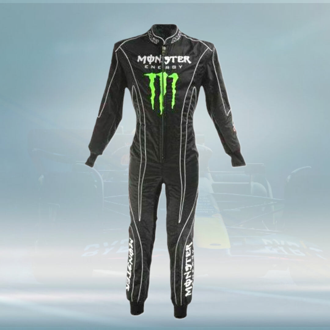 Monster energy Embroidery Race Suit