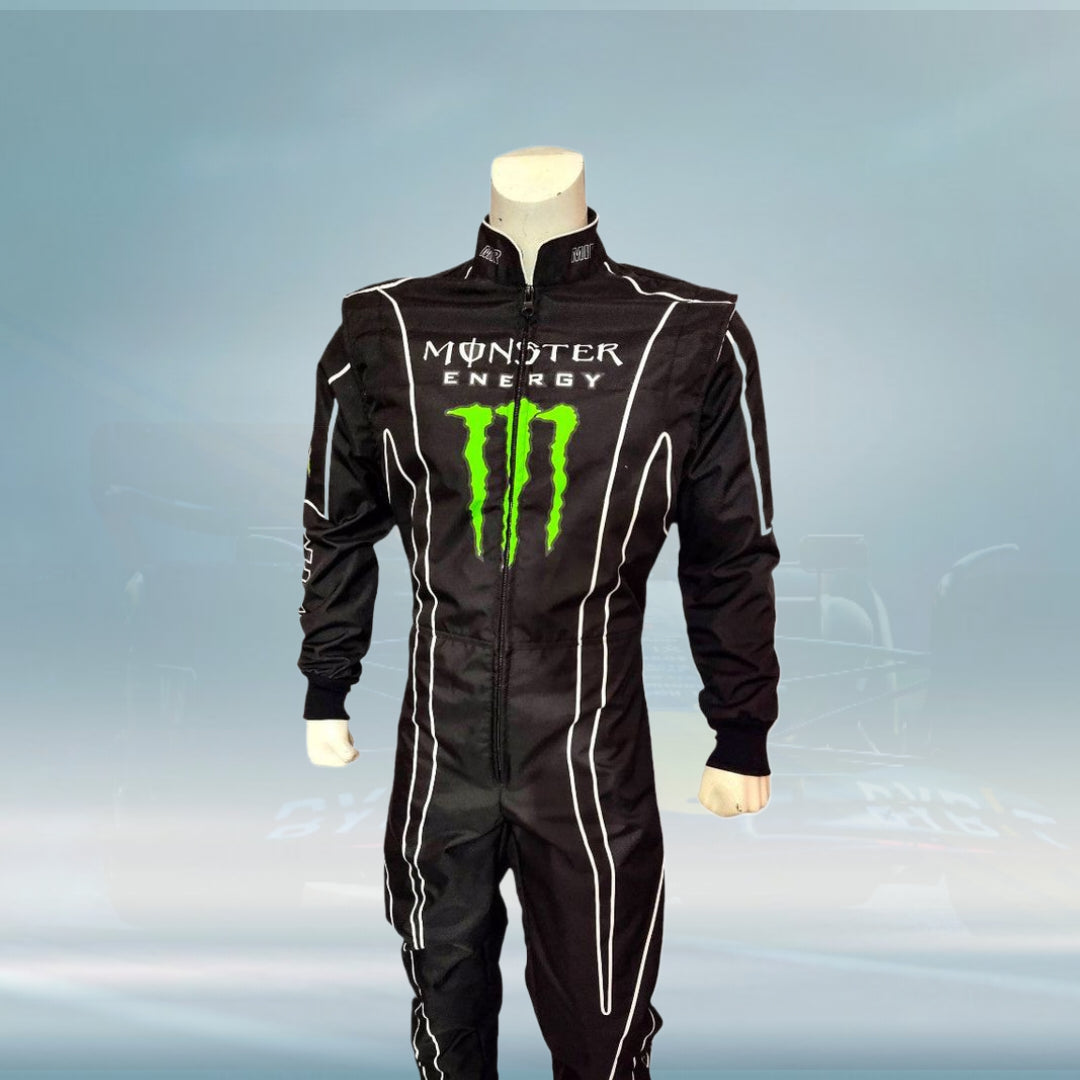 Monster Racing Uniform Monster energy Sublimation Printed Race Suit – FormulaFit Raceweras