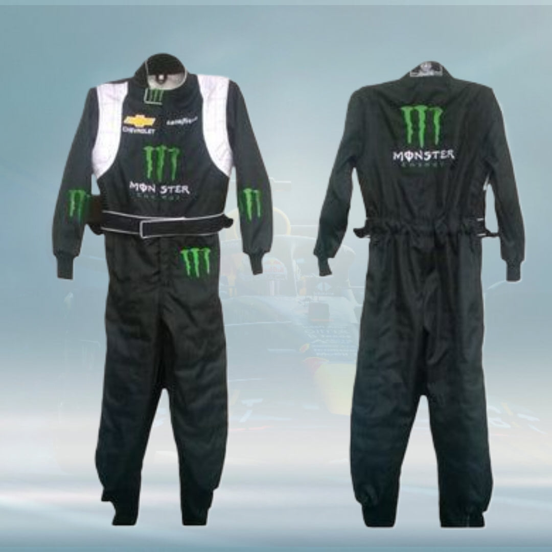 Monster Racing Uniform Monster energy Sublimation Printing Race Suit – FormulaFit Raceweras