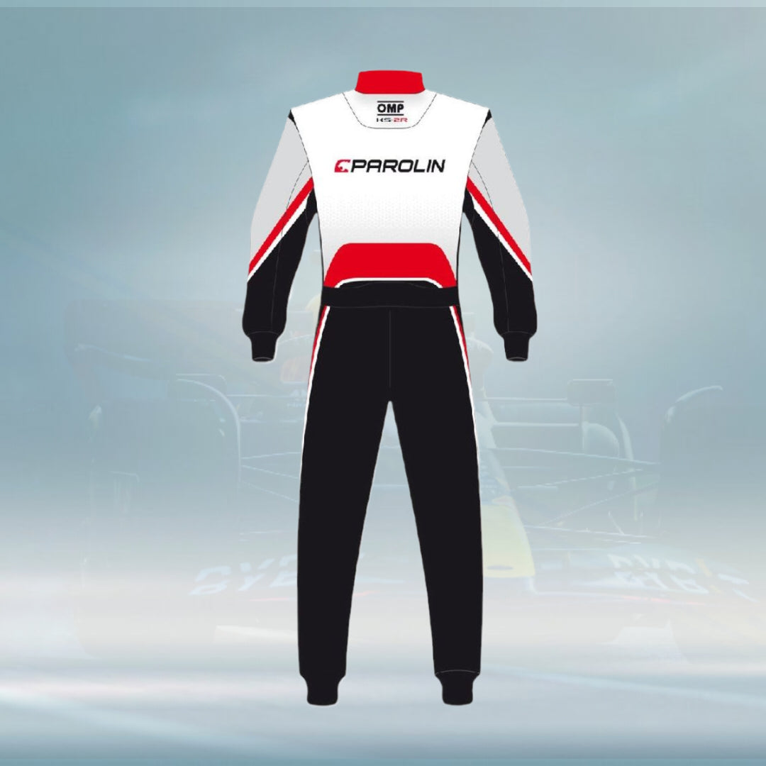 NEW PAROLIN MOTORSPORT OMP DRIVER KARING SUIT
