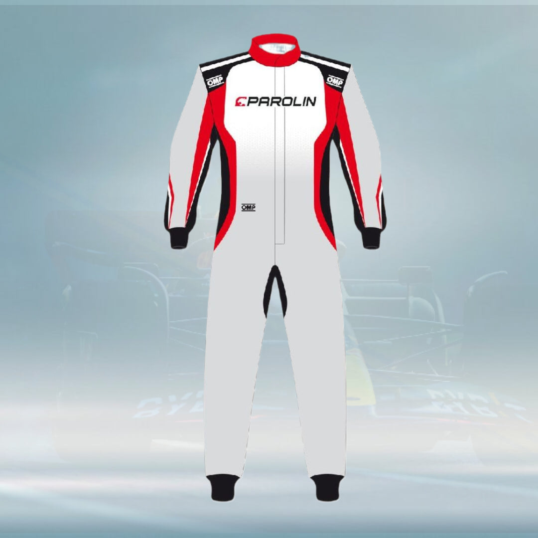 NEW PAROLIN MOTORSPORT OMP DRIVER KARING SUIT