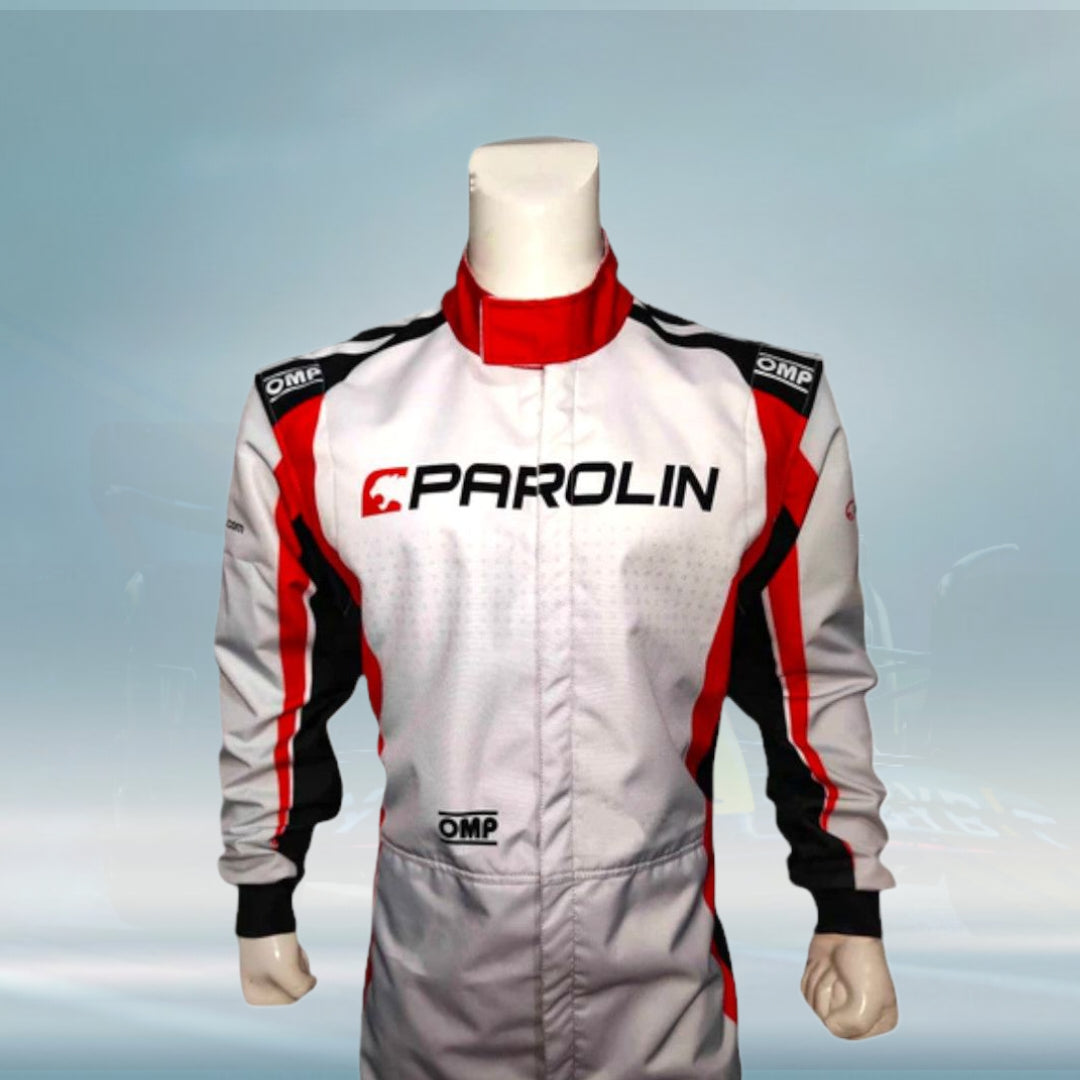 NEW PAROLIN MOTORSPORT OMP DRIVER KARING SUIT