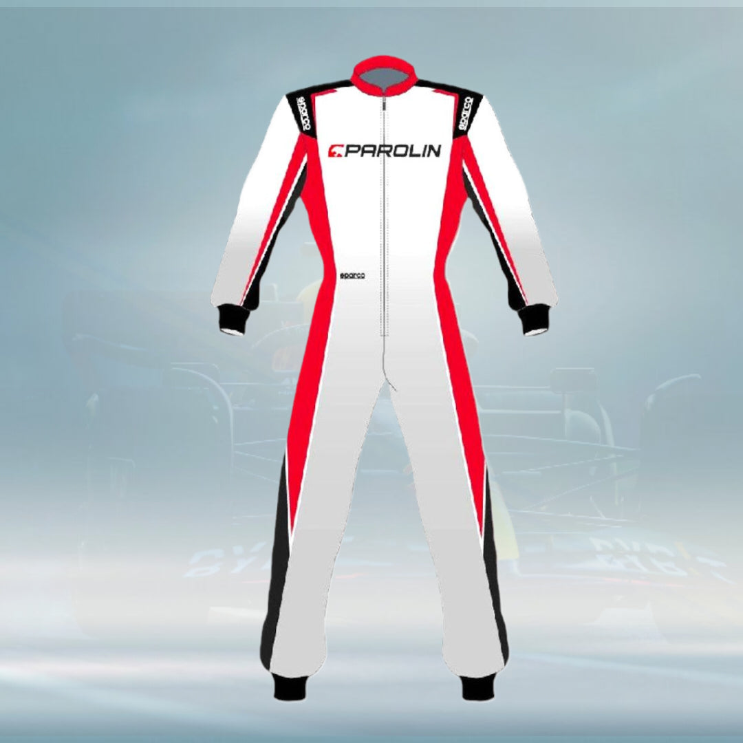 NEW PAROLIN MOTORSPORT SPARCO DRIVER KARING SUIT