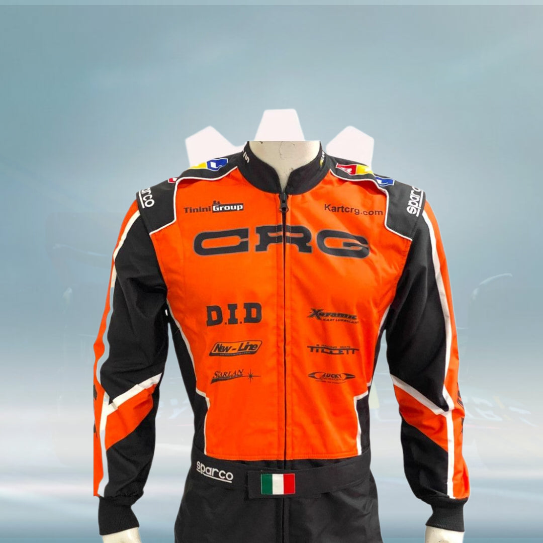 New 2022 CRG Go Kart Overall Sublimation Printed Racing Suit