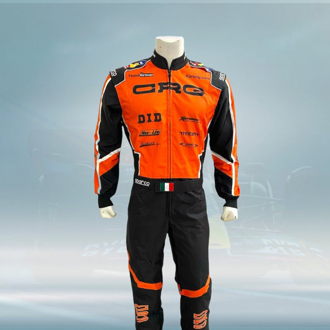 New 2022 CRG Go Kart Overall Sublimation Printed Racing Suit