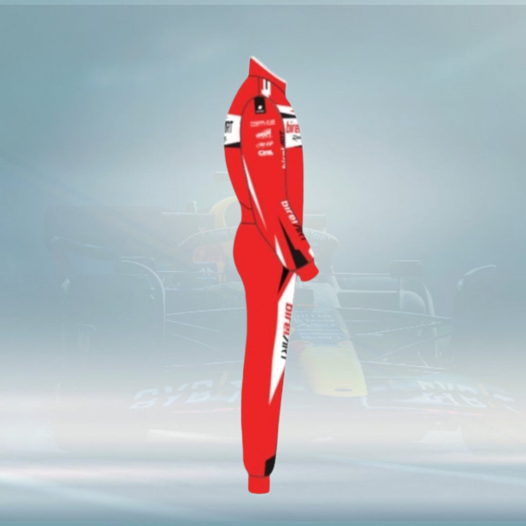 New 2023 Birel ART Go Kart Overall Racing Suit Sublimation Printed