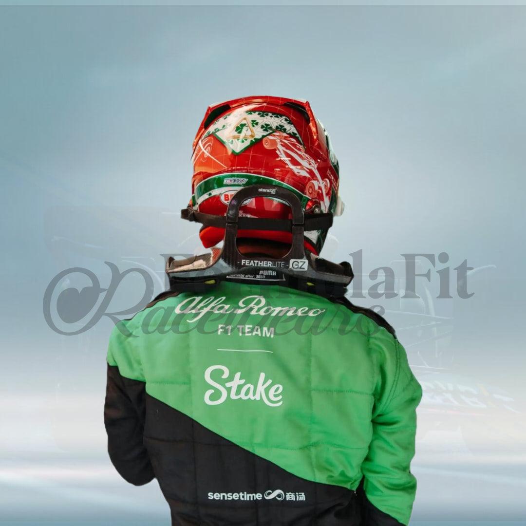 2023 Zhou Guanyu Italian Grand Prix Alfa Romeo Team F1 Racing Suit - FormulaFit Raceweras