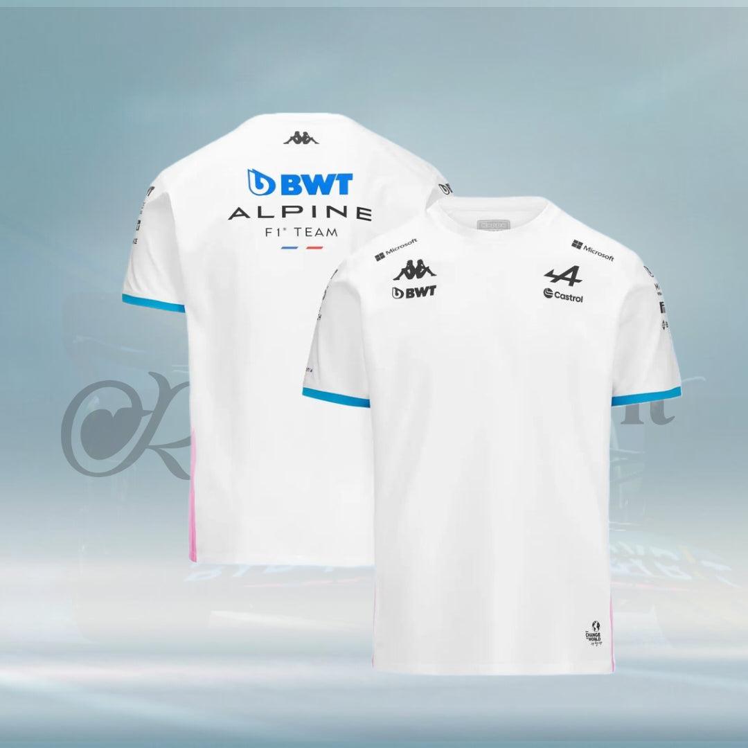 New 2024 F1 Team Alpine F1 Team T-Shirt - FormulaFit Raceweras