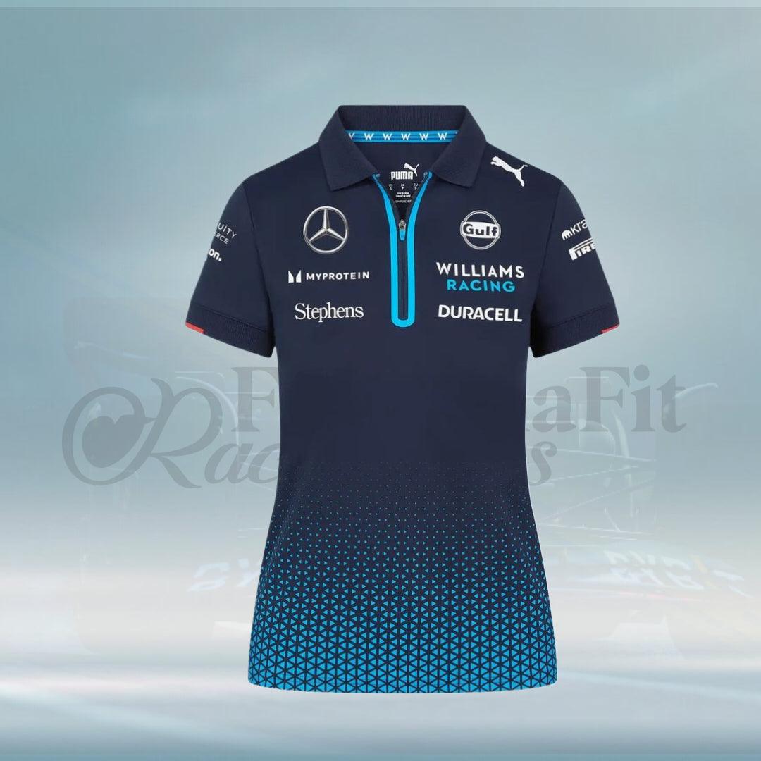 New 2024 Formula 1 Williams Racing Team Polo - FormulaFit Raceweras