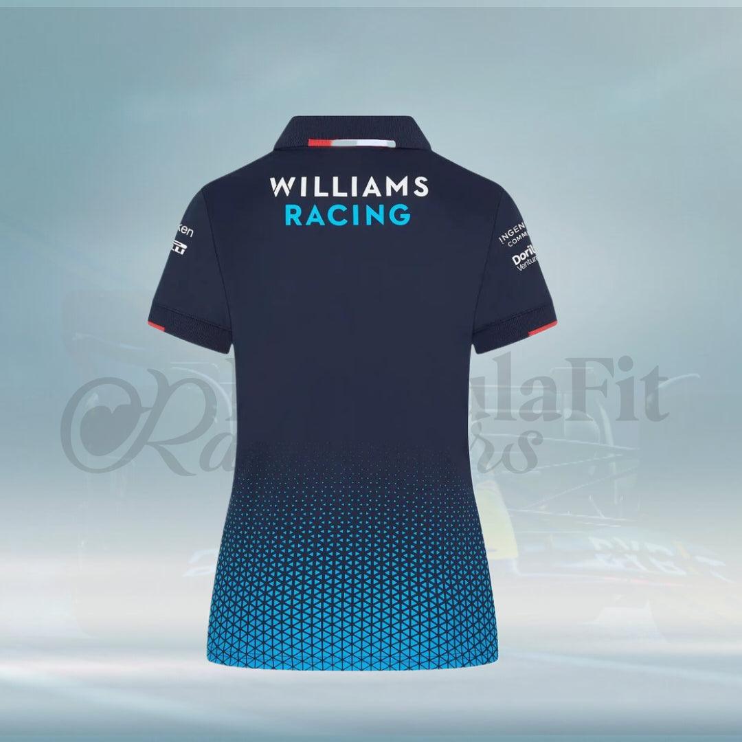 New 2024 Formula 1 Williams Racing Team Polo - FormulaFit Raceweras