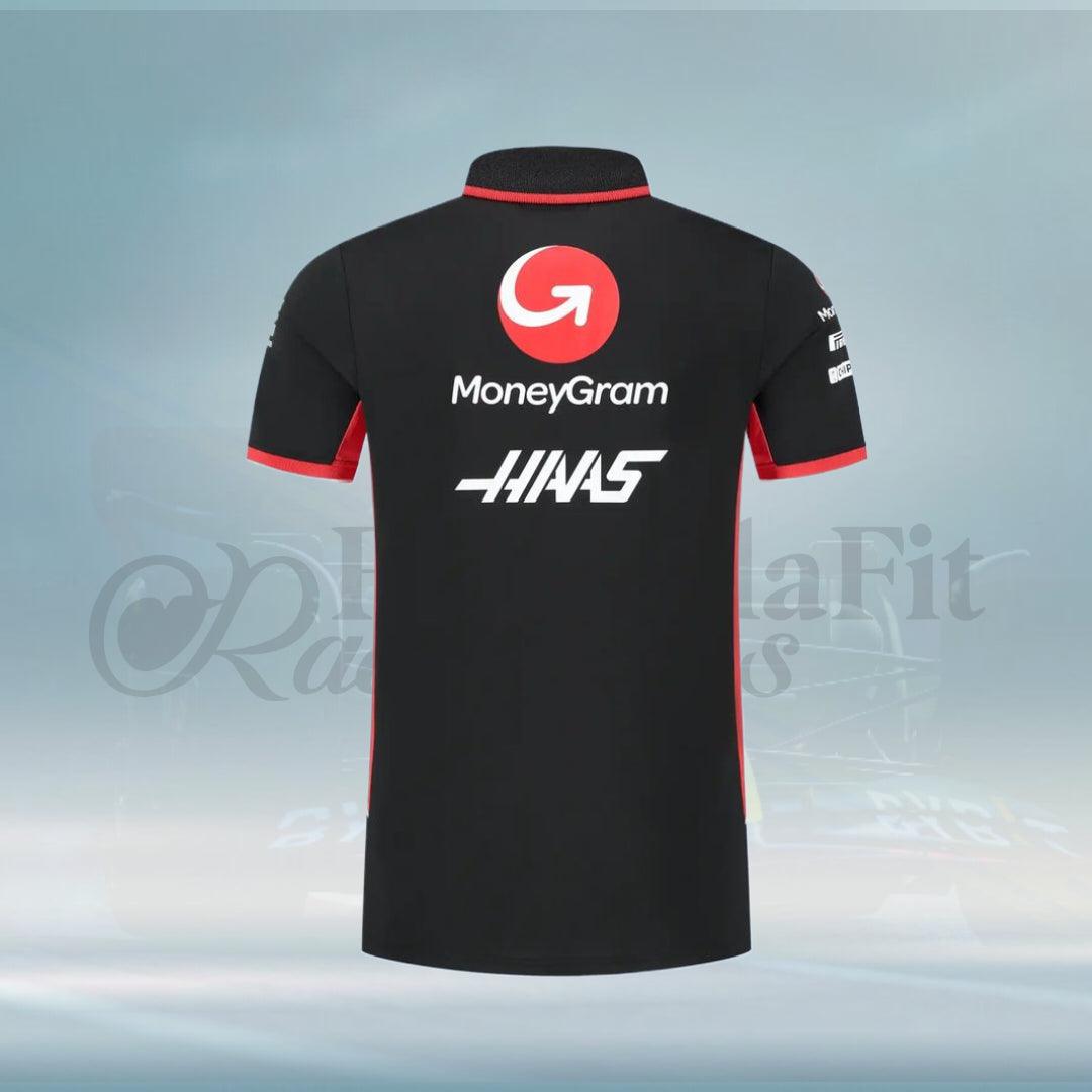 New 2024 Haas F1 Team Driver Polo Shirt - FormulaFit Raceweras
