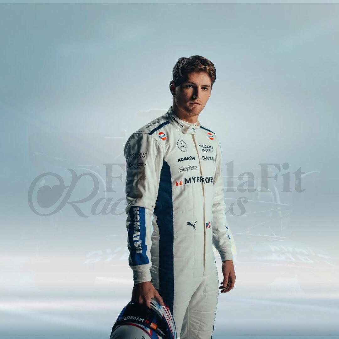 Logan Sargeant 2024 F1 Team Williams Racing Suit