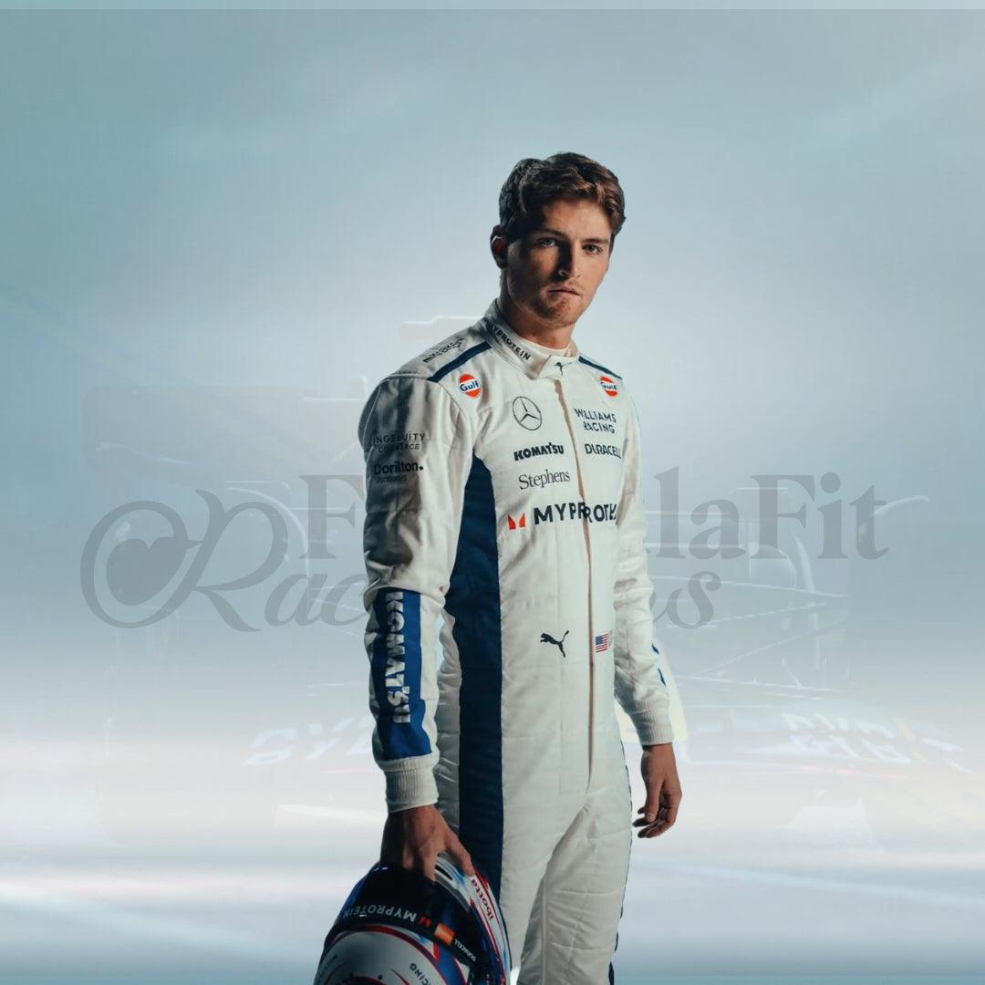 Logan Sargeant 2024 F1 Team Williams Racing Suit