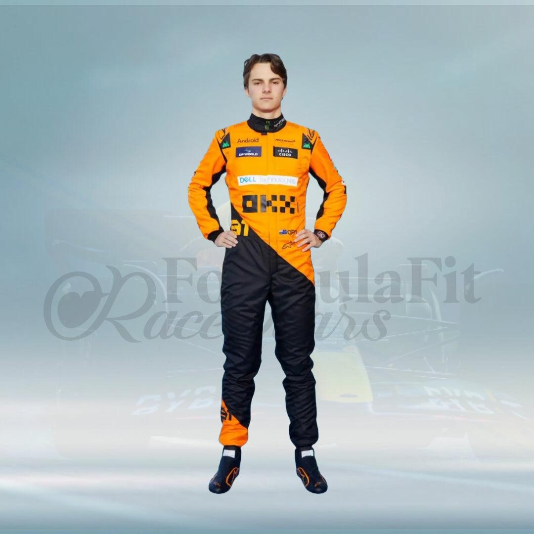 2024 Oscar Piastri McLaren Race F1 Suit Printed - FormulaFit Raceweras