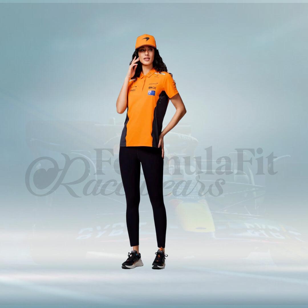 New 2024 Oscar Piastri Mclaren Formula 1 Teamwear Polo Shirt - FormulaFit Raceweras