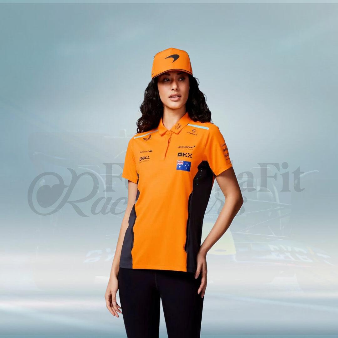 New 2024 Oscar Piastri Mclaren Formula 1 Teamwear Polo Shirt - FormulaFit Raceweras
