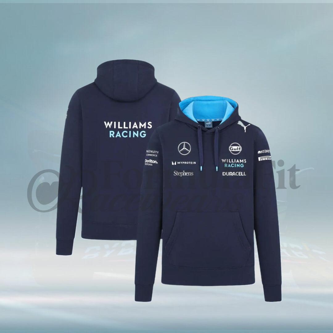 New 2024 Williams Racing F1 Team Hoodie - FormulaFit Raceweras