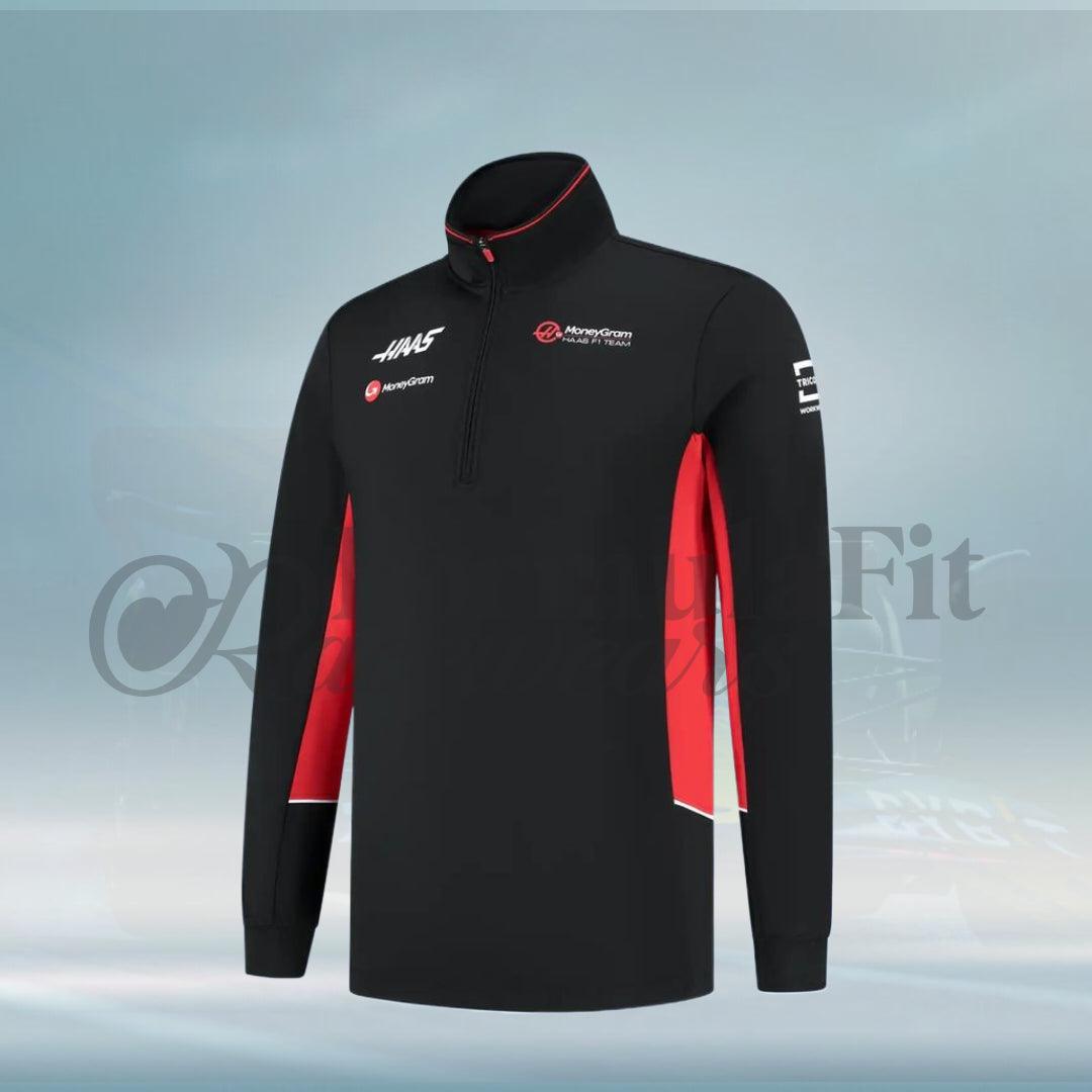 New Haas F1 Team 2024 Zip Hoodie - FormulaFit Raceweras