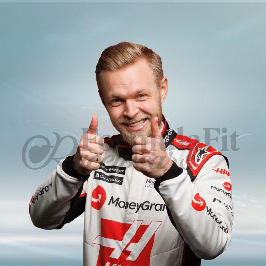Kevin Magnussen 2023 Haas Team F1 Replica Racing Suit - FormulaFit Raceweras