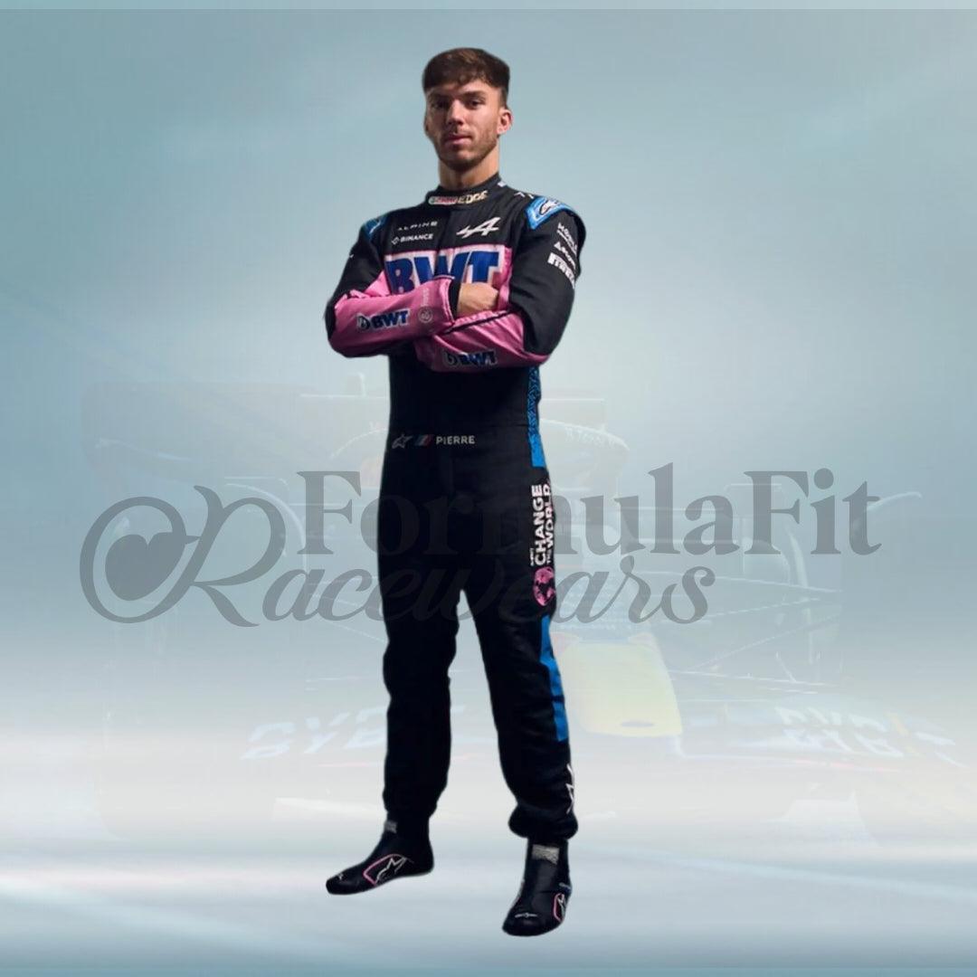 Pierre Gasly 2023 BWT Team Alpine Team F1 Racing Suit - FormulaFit Raceweras