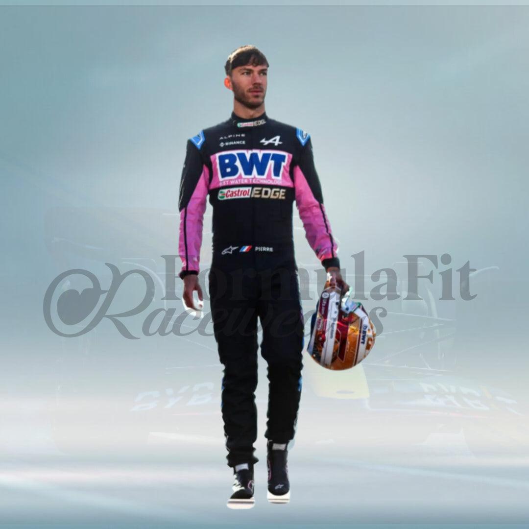 Pierre Gasly 2023 BWT Team Alpine Team F1 Racing Suit - FormulaFit Raceweras