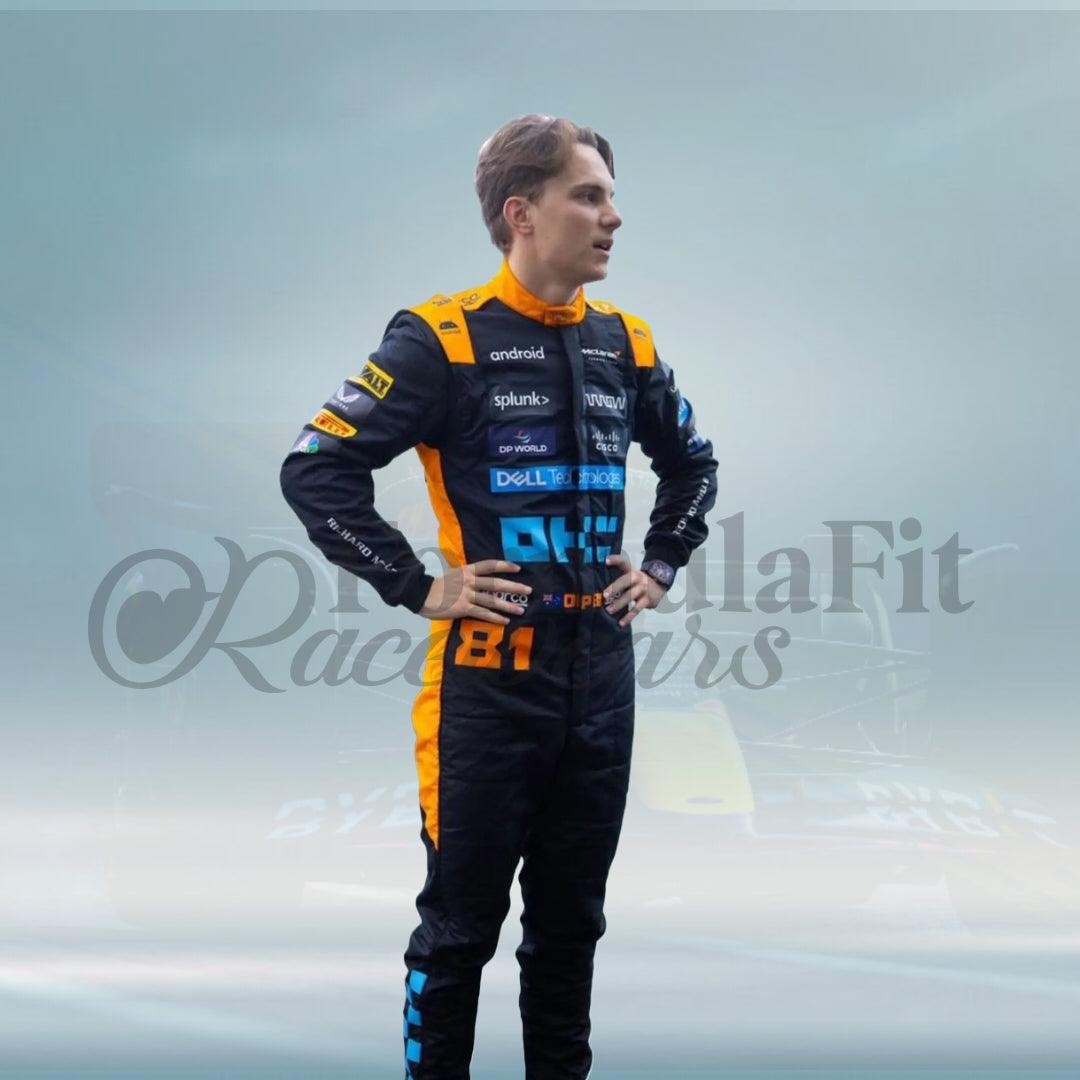 Oscar Piastri 2023 Mclaren Team F1 Singapore GP Race Suit - FormulaFit Raceweras
