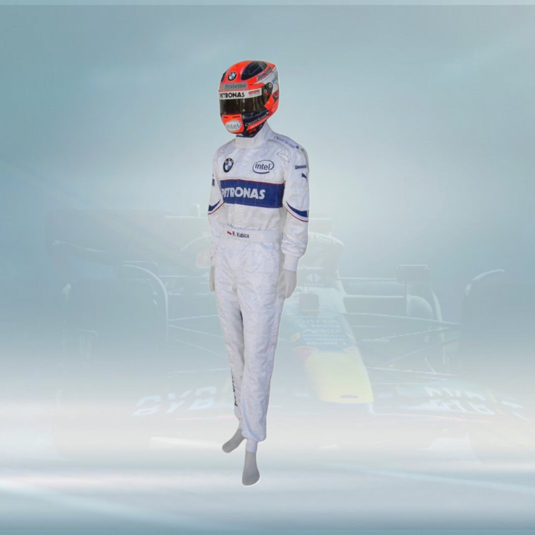 Robert Kubica BMW 2008 Replica Racing Suit Embriodery