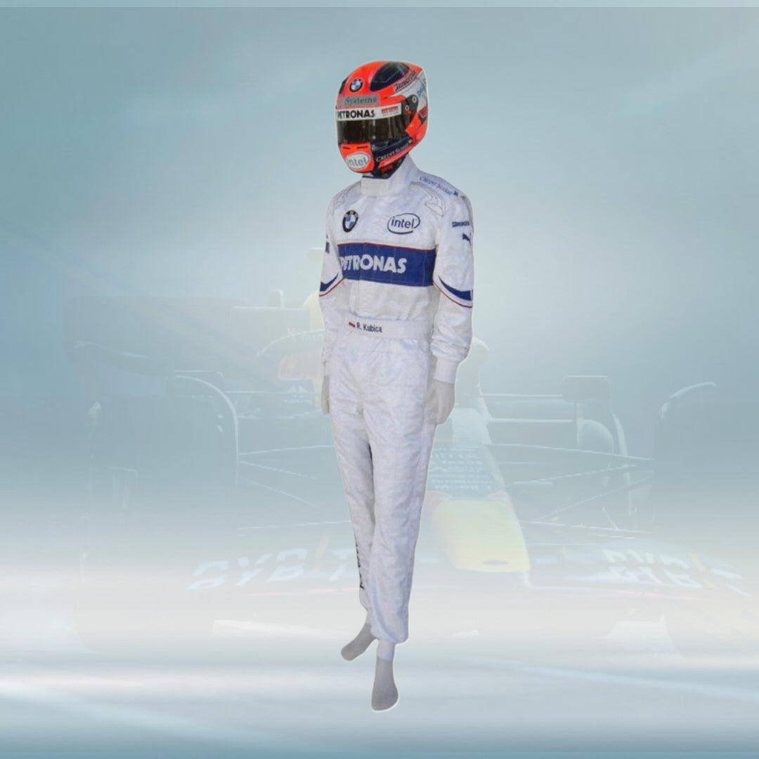 Robert Kubica BMW 2008 Replica Racing Suit Embriodery