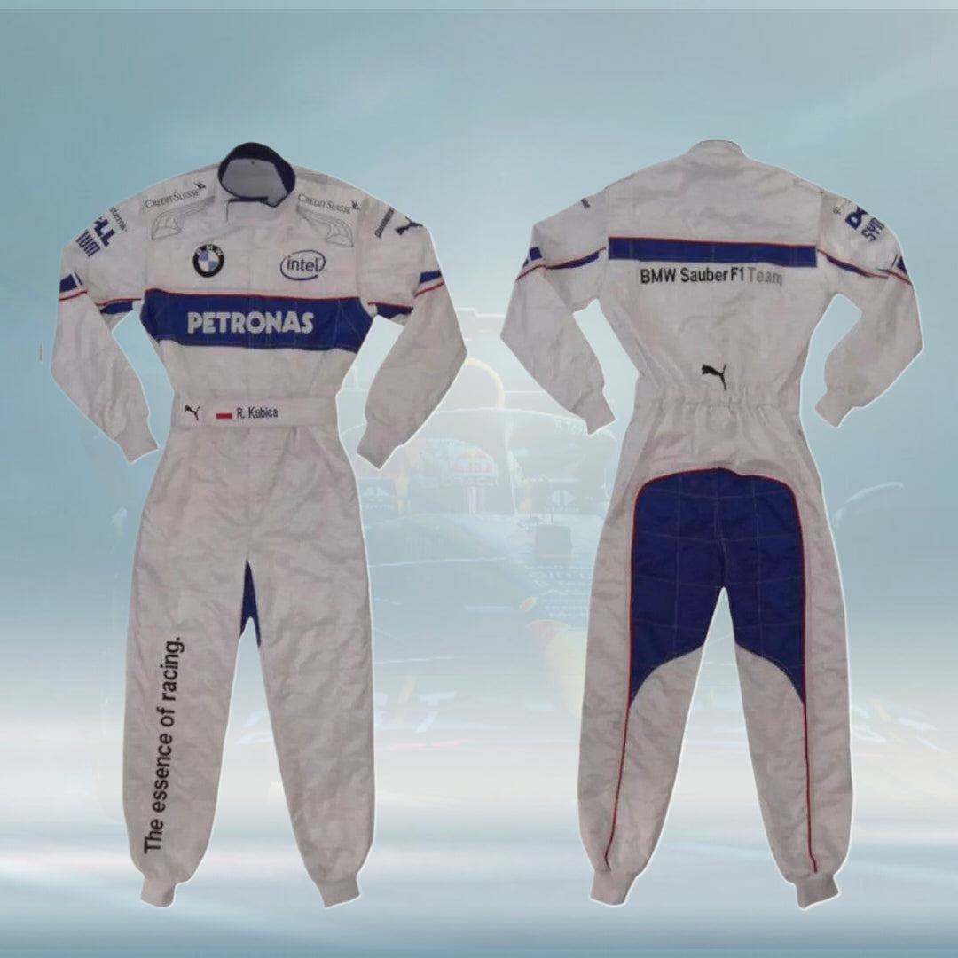 Robert Kubica BMW 2008 Replica Racing Suit Embriodery