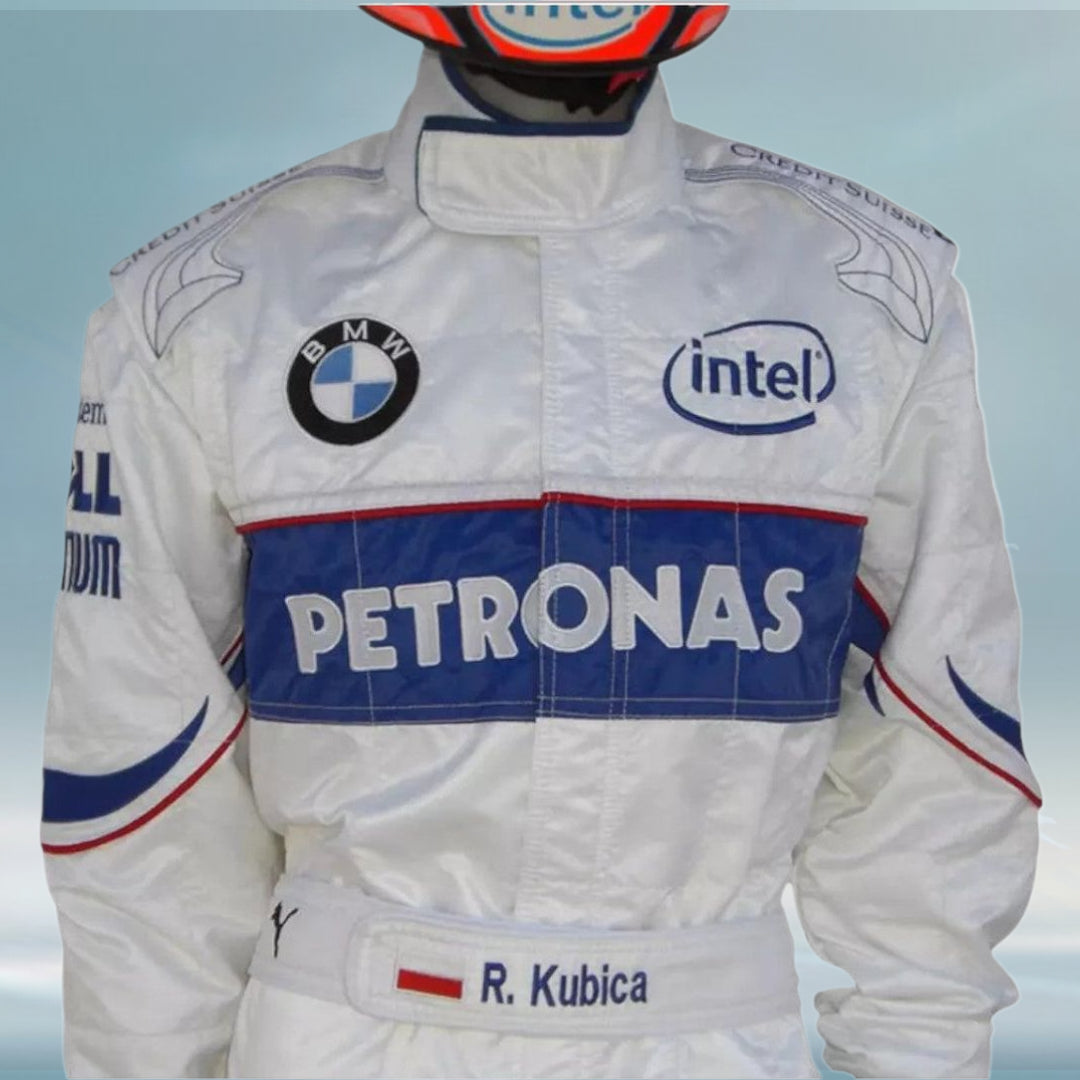 Robert Kubica BMW 2008 Replica Racing Suit Embriodery