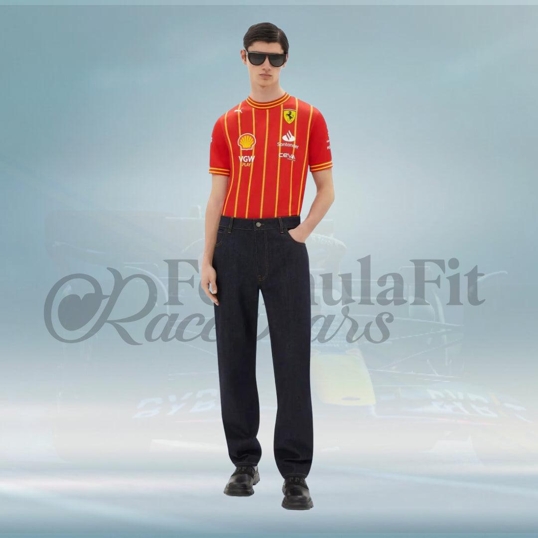 Sainz Puma Football Shirt for Scuderia Ferrari - Austrian Special Edition - FormulaFit Raceweras