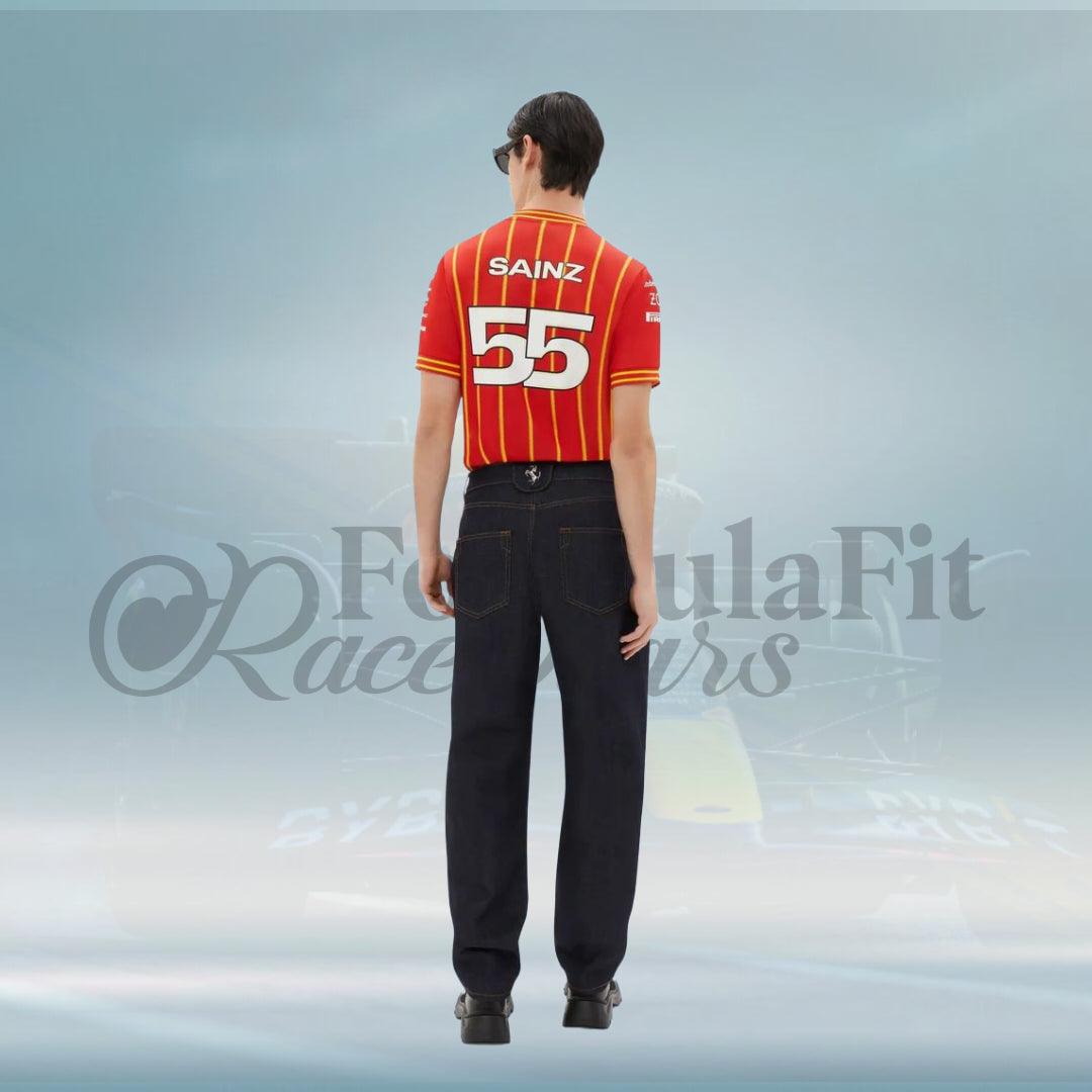 Sainz Puma Football Shirt for Scuderia Ferrari - Austrian Special Edition - FormulaFit Raceweras
