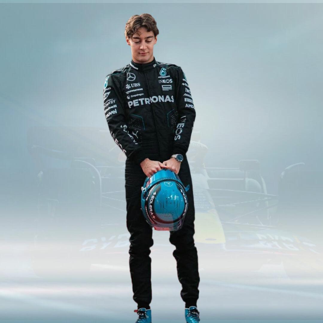 2024 George Russell Mercedes AMG F1 Team Race Suit - FormulaFit Raceweras